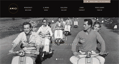 Desktop Screenshot of amicirestaurant.co.uk