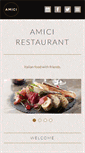 Mobile Screenshot of amicirestaurant.co.uk