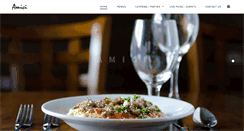 Desktop Screenshot of amicirestaurant.org